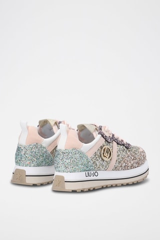 Sneakers com plataforma Maxi Wonder - Dourado