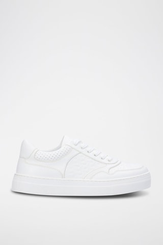 Sneakers com plataforma Alicia Branco