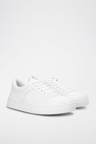 Sneakers com plataforma Alicia Branco