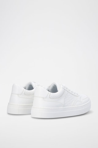 Sneakers com plataforma Alicia Branco