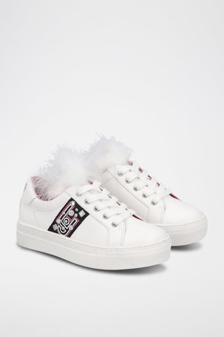 Sneakers com plataforma Alicia Branco