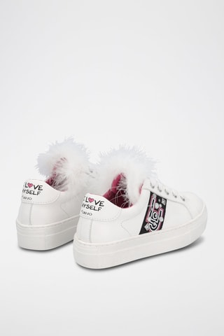 Sneakers com plataforma Alicia Branco