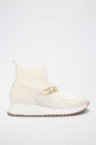 Sneakers subidos Kiss Bege