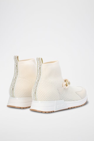 Sneakers subidos Kiss Bege