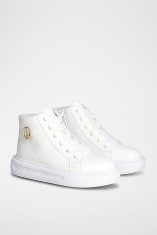 Sapatilhas subidas com plataforma Kylie  Branco