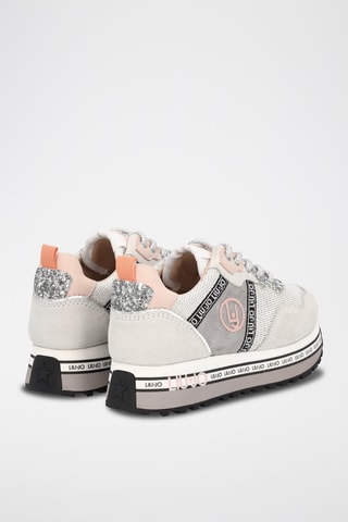 Stierenleren Sneakers Wonder - Lichtgrijs