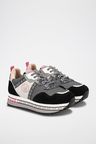 Stierenleren Sneakers Wonder - Zwart