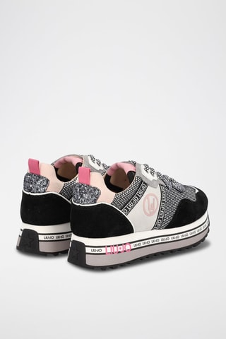 Stierenleren Sneakers Wonder - Zwart