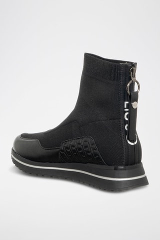 Sapatilhas subidas Kiss - Preto
