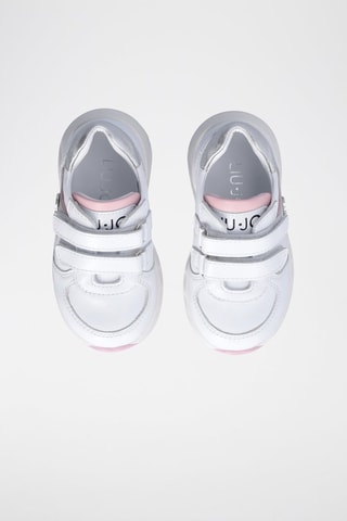 Leren Sneakers Tara - Wit en Roze