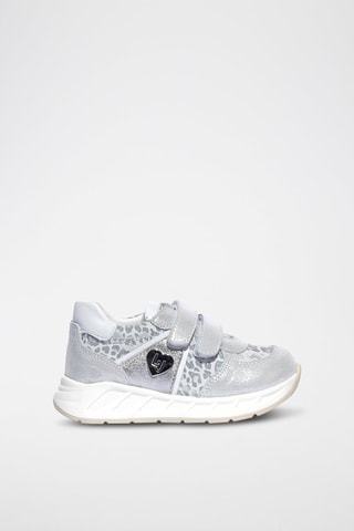 Leren Sneakers Tara - Zilverkleurig