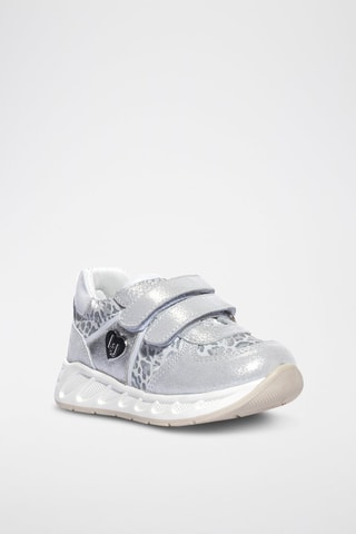 Leren Sneakers Tara - Zilverkleurig