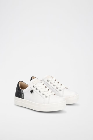 Kalfsleren Sneakers Alicia Wit