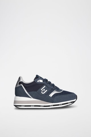 Sneakers com plataforma Olivia - Azul
