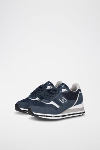 Sneakers com plataforma Olivia - Azul