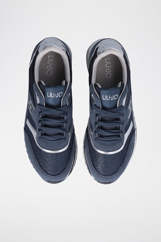 Sneakers com plataforma Olivia - Azul