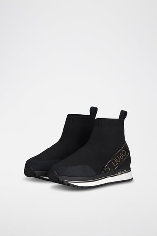 Sneakers-meias com plataforma Maxi Wonder - Preto