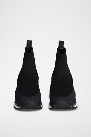 Sneakers-meias com plataforma Maxi Wonder - Preto