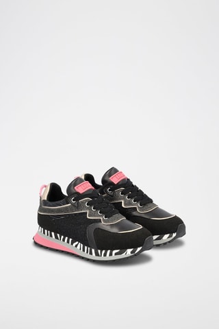 Sapatilhas Wonder Preto e rosa