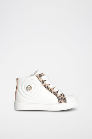Hoge Platform Sneakers Mini Alicia  Wit