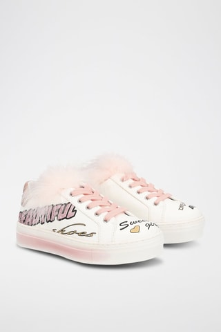 Sneakers com plataforma Alicia Branco