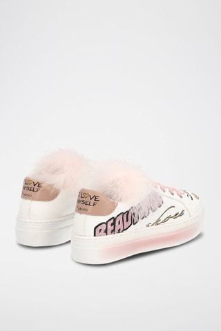 Sneakers com plataforma Alicia Branco