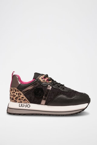 Platform Sneakers Maxi Wonder  Bruin en Zwart