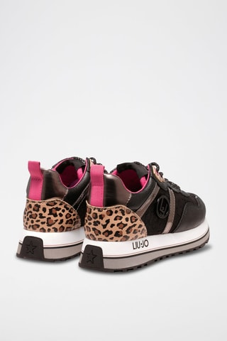 Platform Sneakers Maxi Wonder  Bruin en Zwart