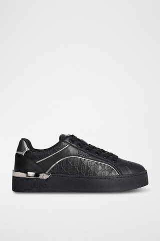 Stierenleren Sneakers Silvia - Zwart