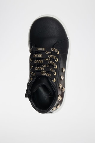 Hoge Sneakers Mini Alicia - Zwart
