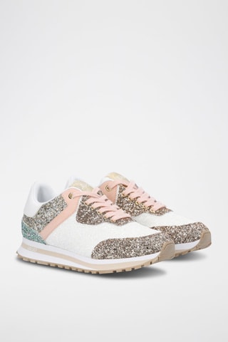 Sneakers Wonder Bronze e branco