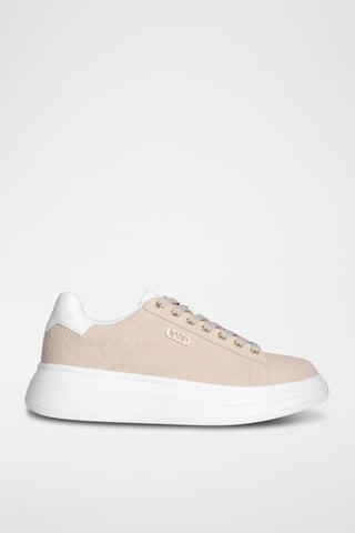Platform Sneakers - Beige