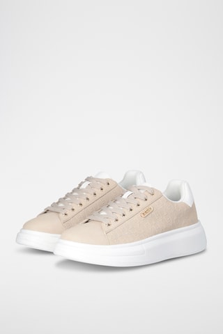 Platform Sneakers - Beige