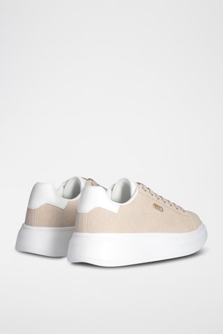 Platform Sneakers - Beige