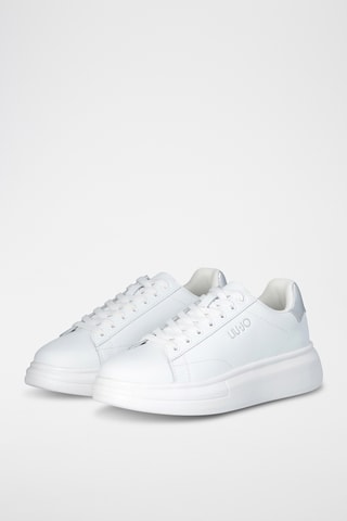 Leren Platform Sneakers - Wit