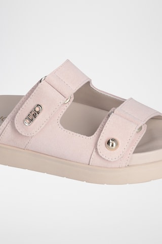 Mules em couro - Rosa-claro
