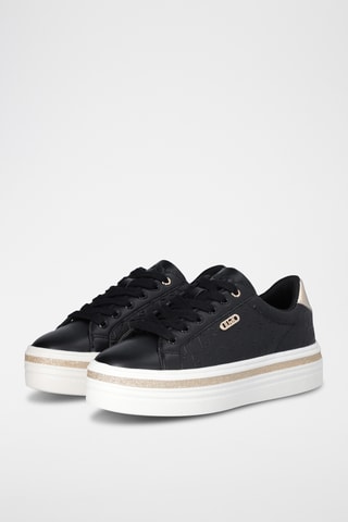 Platform Sneakers - Zwart