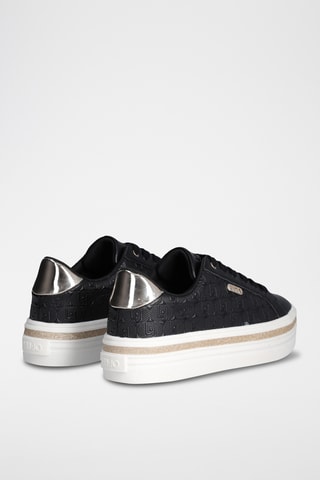Platform Sneakers - Zwart