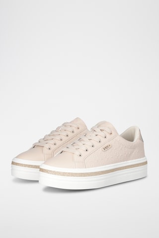 Platform Sneakers - Beige