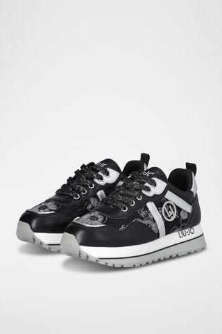 Platform Sneakers - Zwart
