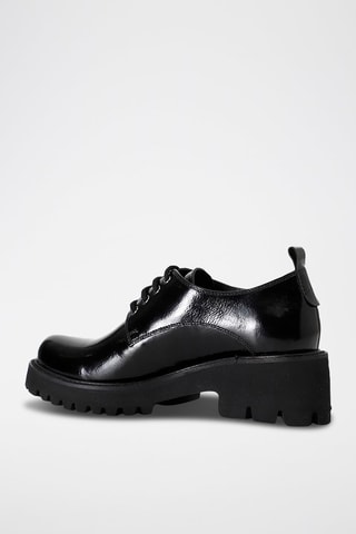 Derbys en cuir verni - 
Noir - Café Noir
