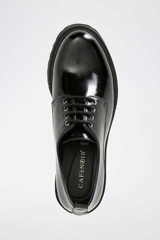Derbys en cuir verni - 
Noir - Café Noir