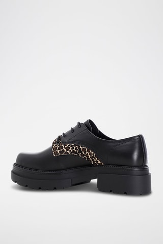 Derbys en cuir - 
Noir - Café Noir
