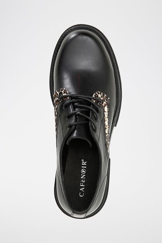 Derbys en cuir - 
Noir - Café Noir