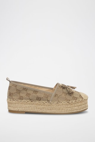Platform Espadrilles Taupe