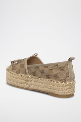 Platform Espadrilles Taupe