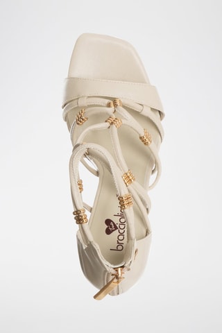 Sandalen met Hak Beige  