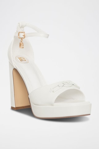 Sandalen met Hak Wit 