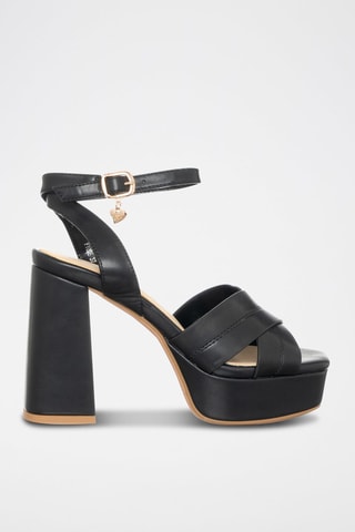 Sandalen met Hak Zwart  
