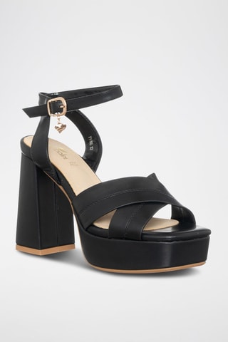 Sandalen met Hak Zwart  